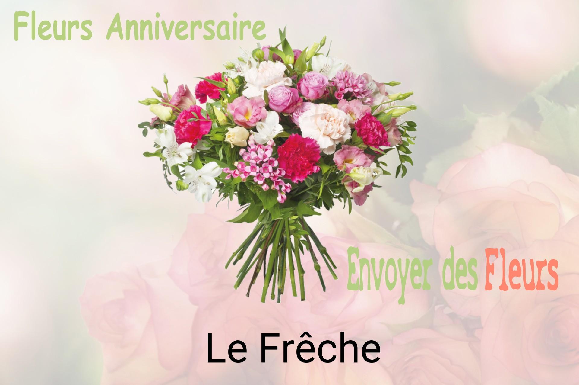 Bouquet de fleurs d’anniversaire livré à Le Frêche